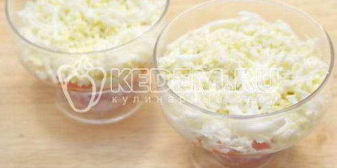 Рецепт салата с красной рыбой