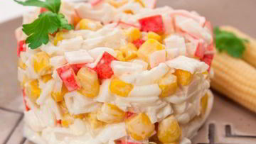 Рецепт Салата с кукурузой
