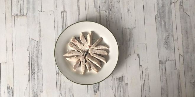 Рецепт салата с персиками