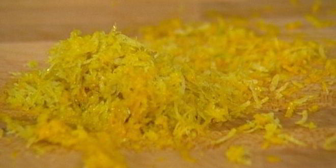 Рецепт салата с семгой в сухом маринаде из цедры и укропа