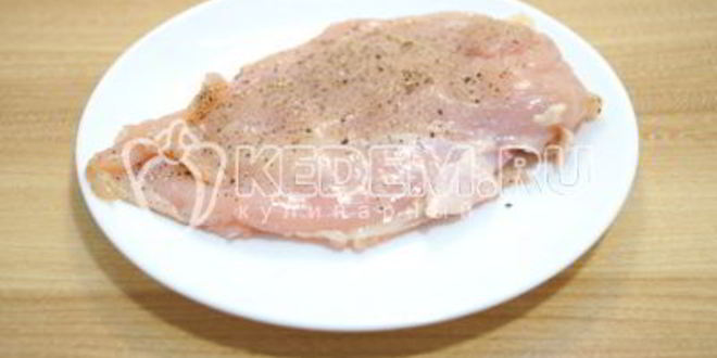 Рецепт салата с жареной куриной грудкой жасмин