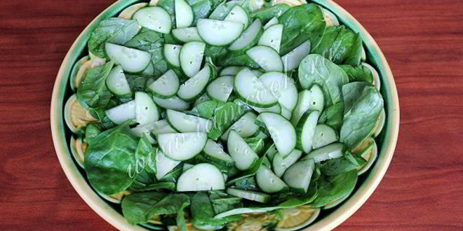 Рецепт салата со шпинатом и тунцом