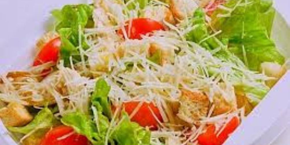 Как приготовить быстрый салат цезарь