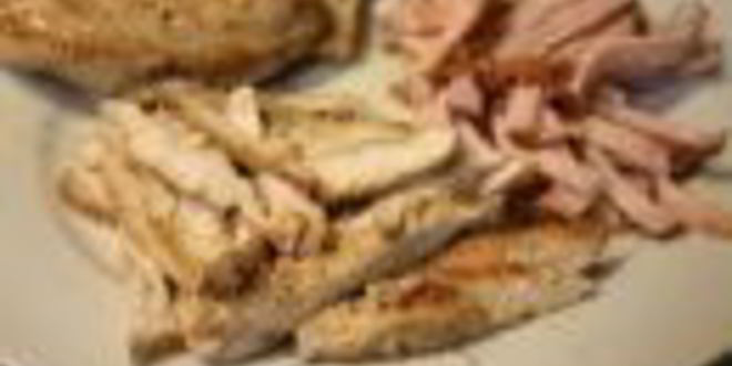 Рецепт пиццы на лаваше по мотивам салата цезарь