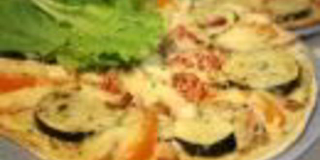 Рецепт пиццы на лаваше по мотивам салата цезарь