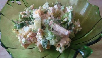 Рецепт Салата Цезарь Fusion