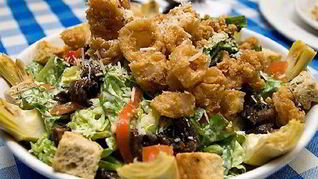 Рецепт Салата Цезарь с креветками и вустерширским соусом