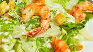 Рецепт Салата Цезарь с креветками