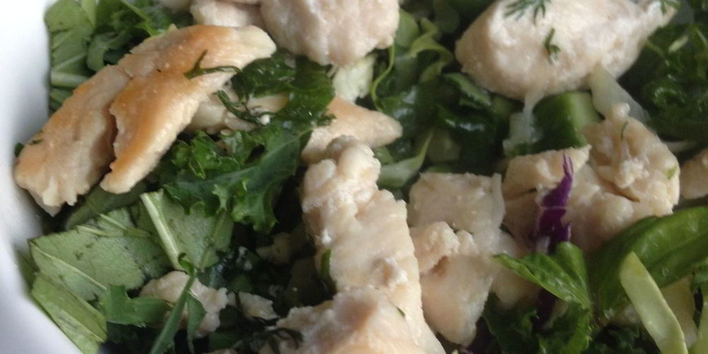 Как приготовить салат цезарь с зеленью