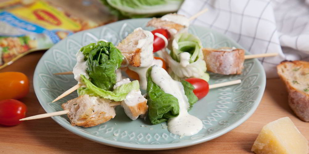 Как приготовить шашлык из куриной грудки под соусом цезарь