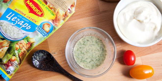 Рецепт шашлыка из куриной грудки под соусом цезарь