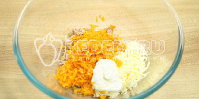 Рецепт салата в тарталетках новогодний сувенир