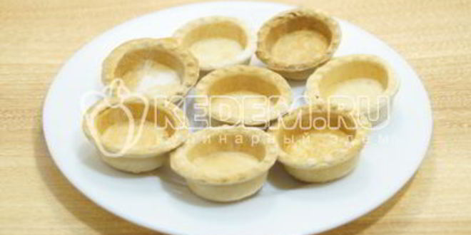 Рецепт салата в тарталетках новогодний сувенир