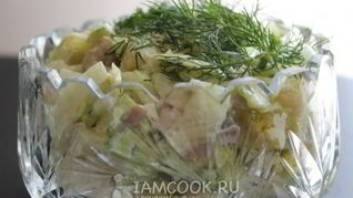 Рецепт Селедочного салата Под водочку