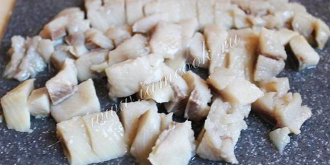 Рецепт селедочного салата под водочку