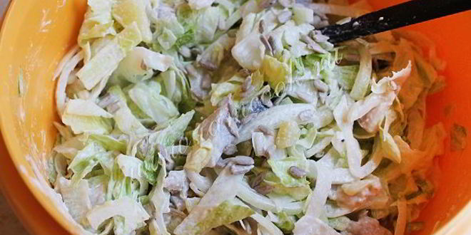 Рецепт селедочного салата под водочку