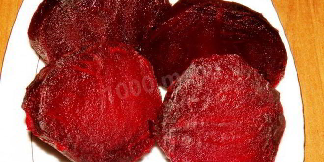 Рецепт свеклы в микроволновке