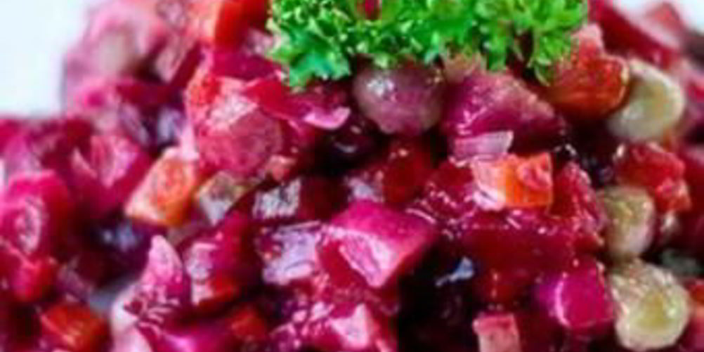 Как приготовить обычный овощной винегрет