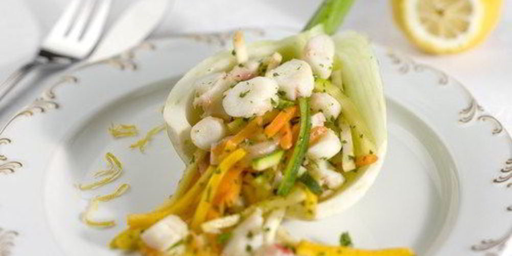 Как приготовить омара под соусом винегрет