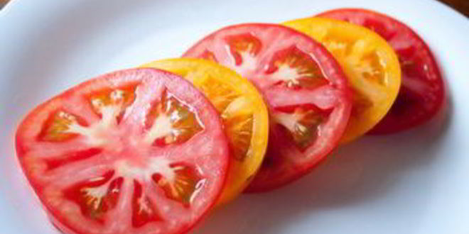 Рецепт помидоров с фетой и базиликовым винегретом