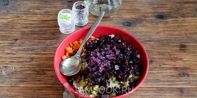 Рецепт винегрета без горошка