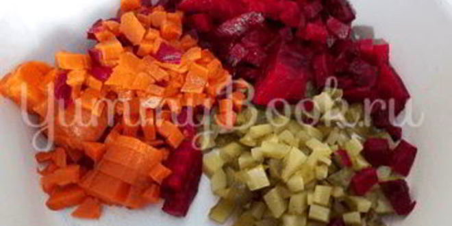 Рецепт винегрета без картофеля