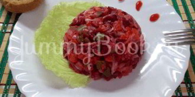 Рецепт винегрета без картофеля