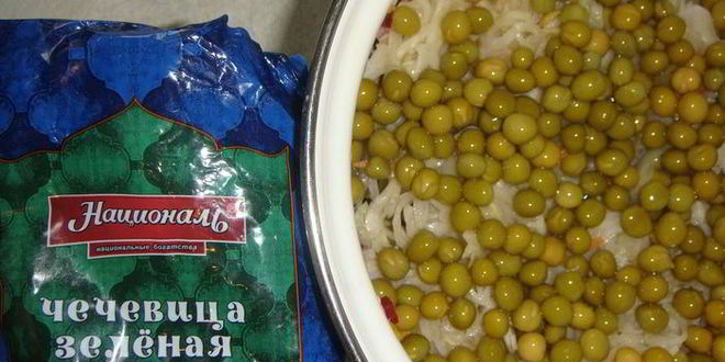 Рецепт винегрета с чечевицей