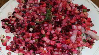 Рецепт Винегрета с фасолью