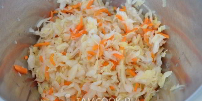 Рецепт винегрета с квашеной капустой