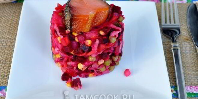 Рецепт винегрета с квашеной капустой