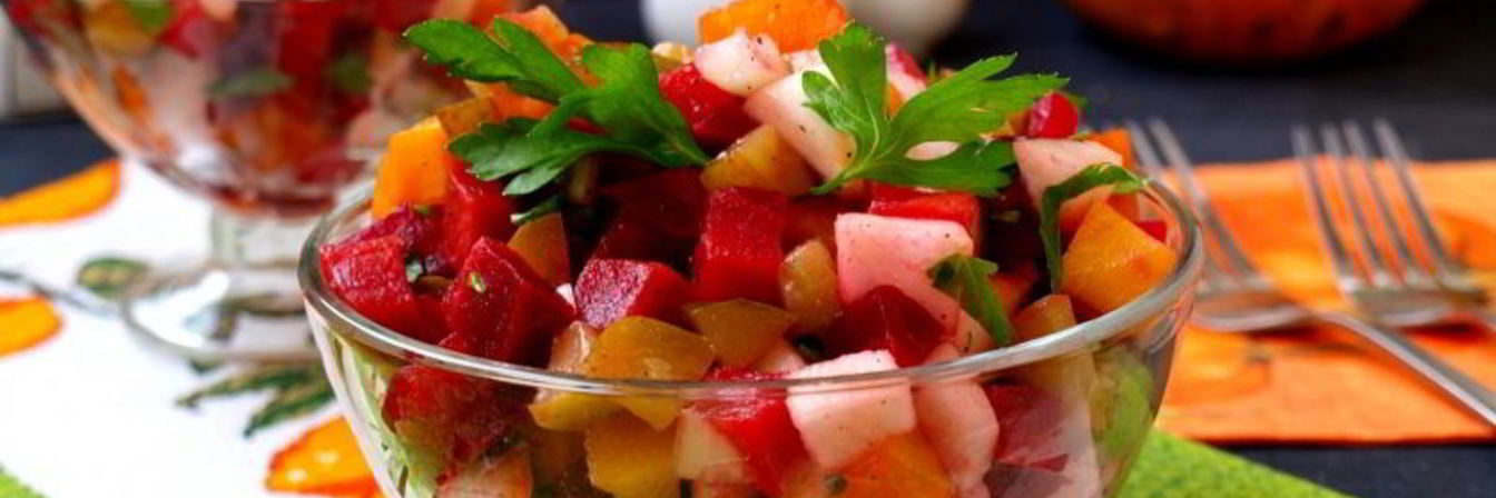 Рецепт Винегрета с маринованной тыквой