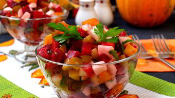 Рецепт Винегрета с маринованной тыквой