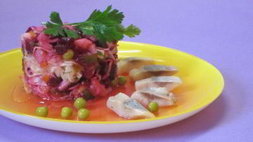 Рецепт Винегрета с сельдью