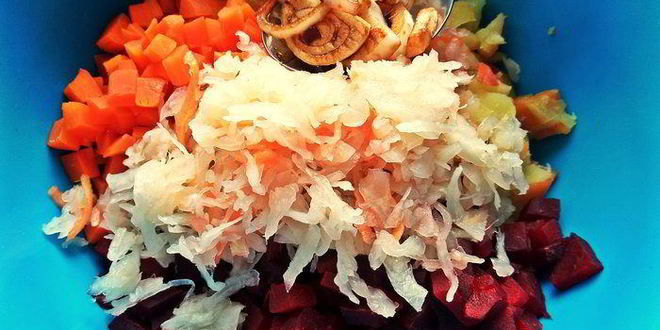 Рецепт винегрета с тунцом