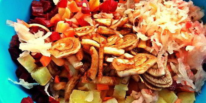 Рецепт винегрета с тунцом