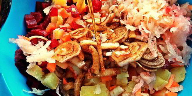 Рецепт винегрета с тунцом