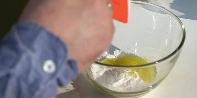 Рецепт винегрета со свекольной пеной и оливковым песком