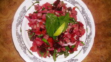 Рецепт Винегрета со свежим огурцом