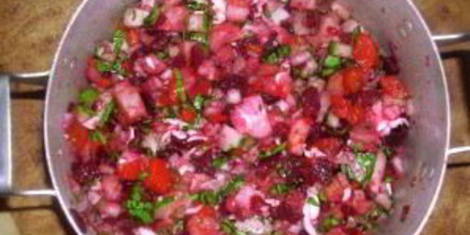 Рецепт винегрета со свежим огурцом