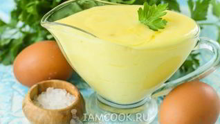 Рецепт Домашнего майонеза без горчицы в блендере