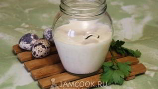 Рецепт Домашнего майонеза из перепелиных яиц