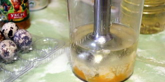 Рецепт домашнего майонеза из перепелиных яиц