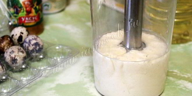 Рецепт домашнего майонеза из перепелиных яиц