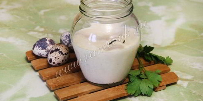 Рецепт домашнего майонеза из перепелиных яиц