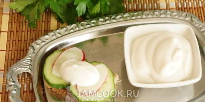 Рецепт постного майонеза