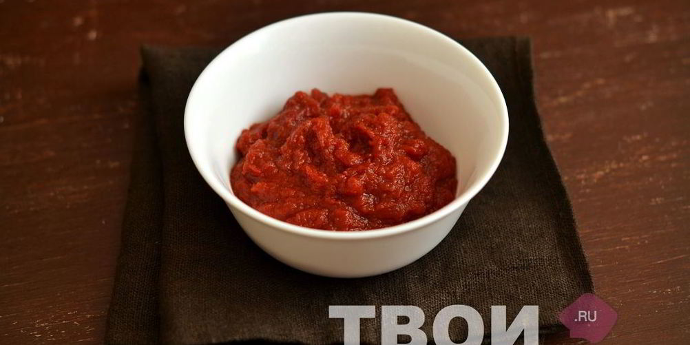 Как приготовить домашнюю томатную пасту