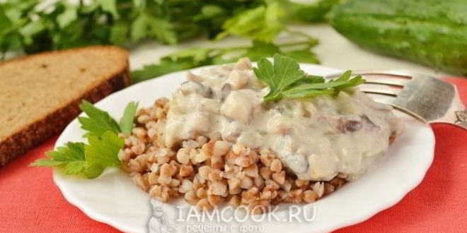 Рецепт грибного соуса со сметаной