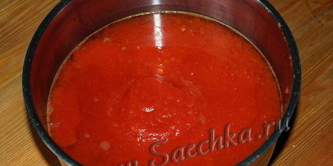 Рецепт кетчупа на зиму