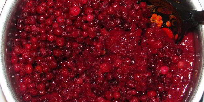 Рецепт клюквенно-брусничного соус